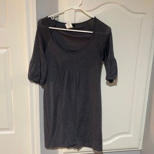 Puff sleeve mini dress.